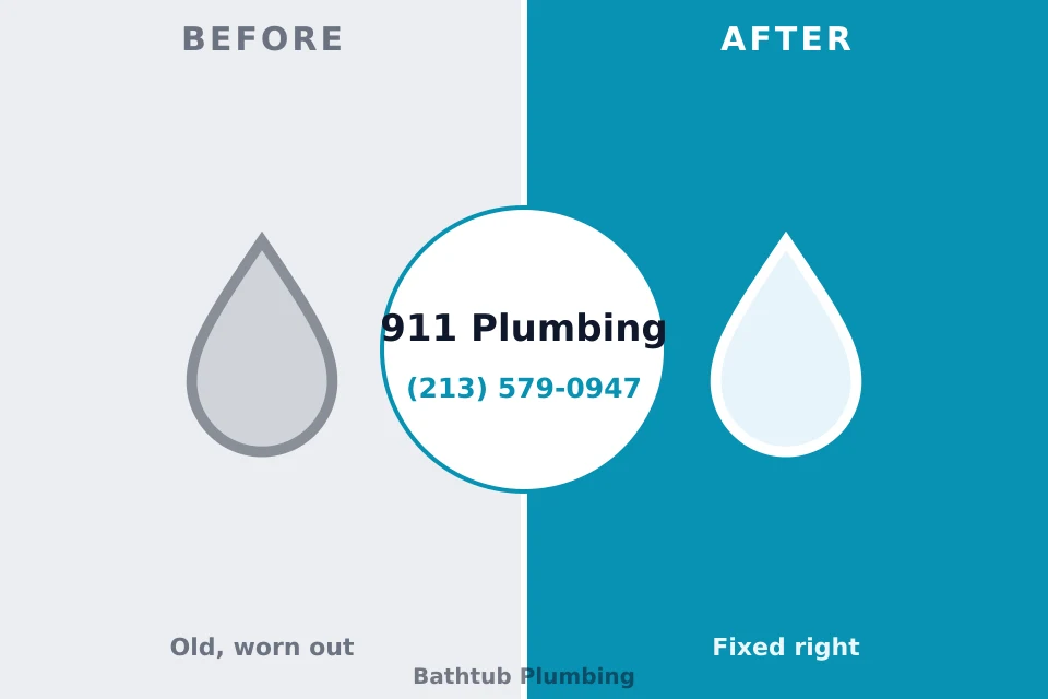 Before and after: plumbing company Janesville, MN